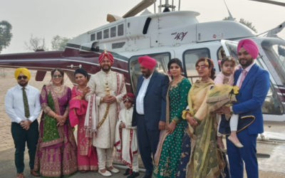 Helicopter For Wedding booking for 2024